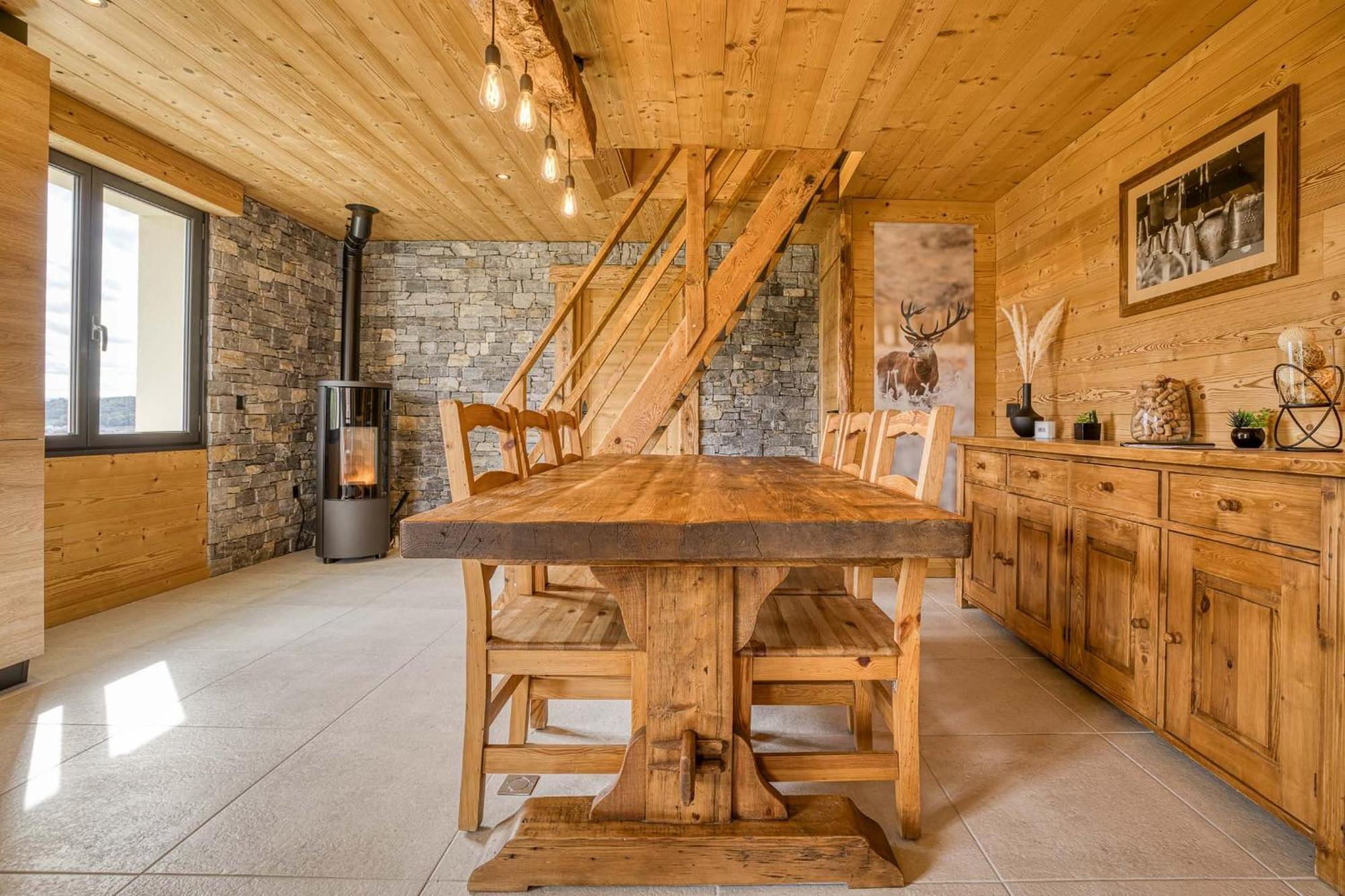 Le Chamois, Chez Le Charpentier D'Antan, La Chaleur Du Bois, Le Calme De La Campagne Leilighet Epagny Metz-Tessy Eksteriør bilde